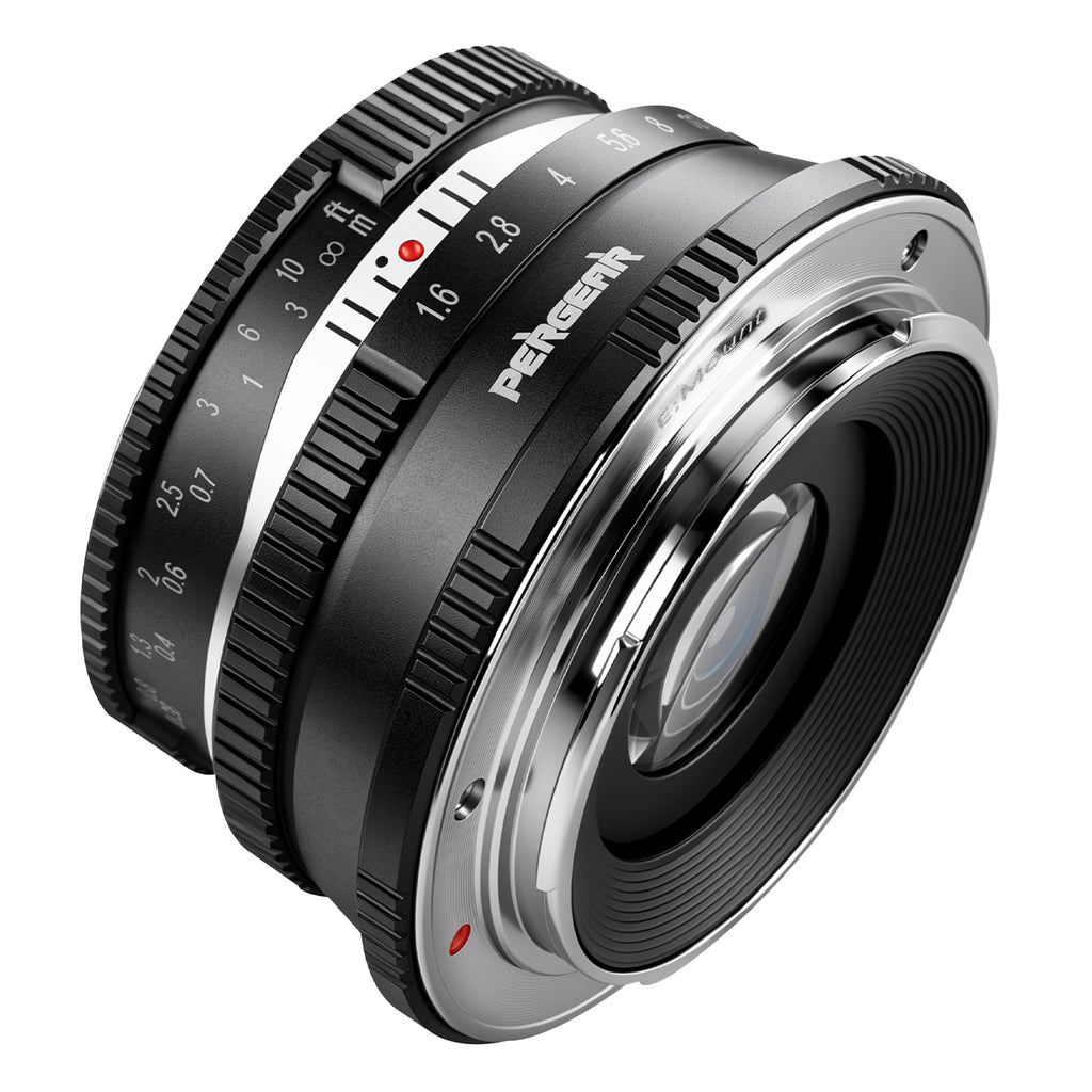 Pergear 35mm F1.6 for Sony E-Mount, M4/3 Mount, Fuji X-Mount
