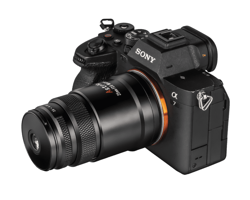 AstrHori 25mm F2.8 2-5X Macro Lens for Full Frame Mirrorless Cameras