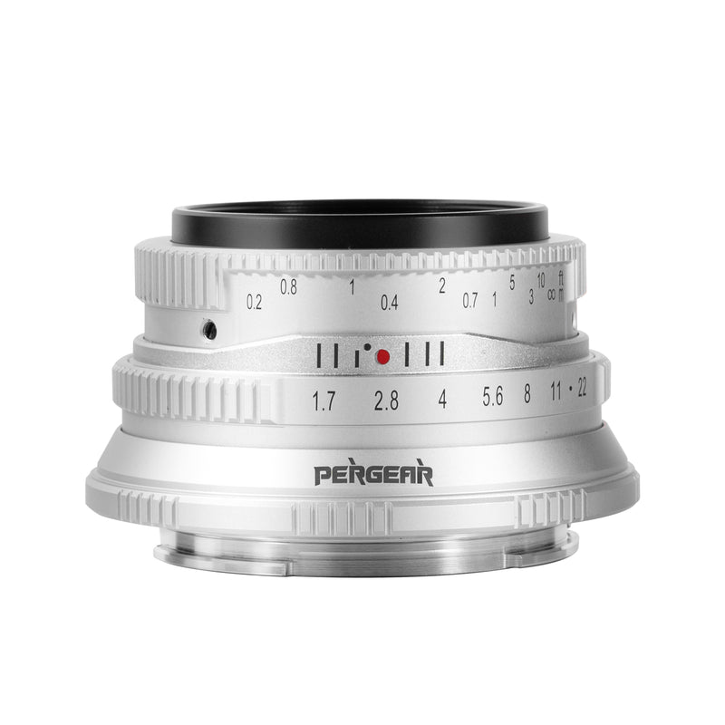 Pergear 25mm F1.7 Large Aperture Lightweight MF APS-C Lens