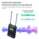 Comica CVM-WM100 Plus UHF 1-trigger-2wireless microphone