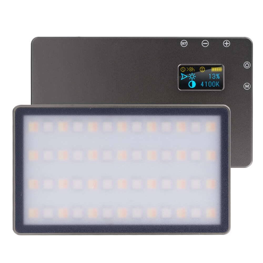 LAOFAS Rainbow Fresh Full Color RGB LED Video Light, Aluminum Alloy ...