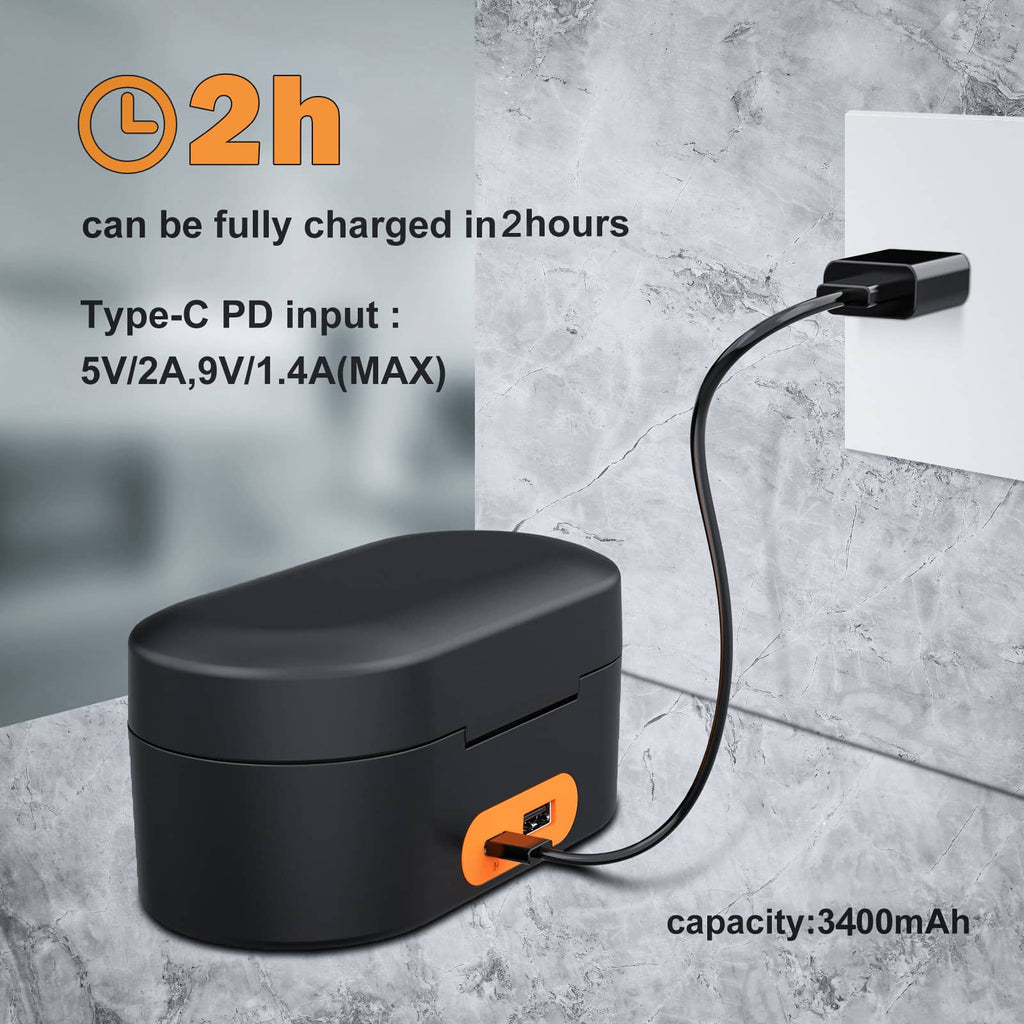 ZGCINE ZG-R30 Charging Box for Rode Wireless GO Mic, Fast Charging