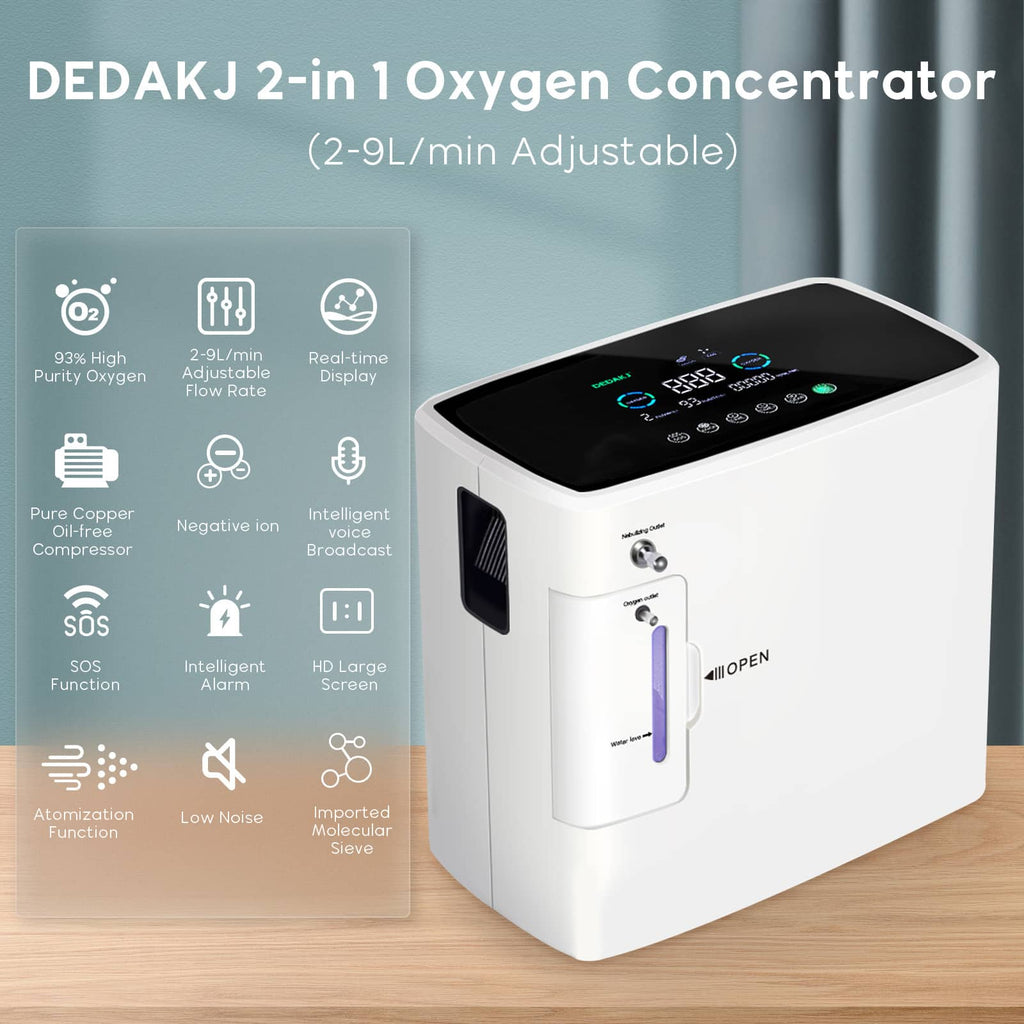 はちみつ‼️DEDAKJ 24 酸素発生器 DE-2SW DEDAKJ 2SW 2-9L/min Oxygen Concentrator/Nebulizer Machine – Pergear