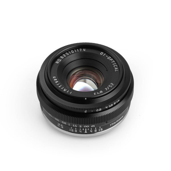TTArtisan 25mm F2 Wide-angle Manual Lens for Fuji, Sony, M4/3, Nikon and Leica Cameras