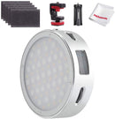 Godox R1 Round Full Color RGB Led Video Light with accessaries