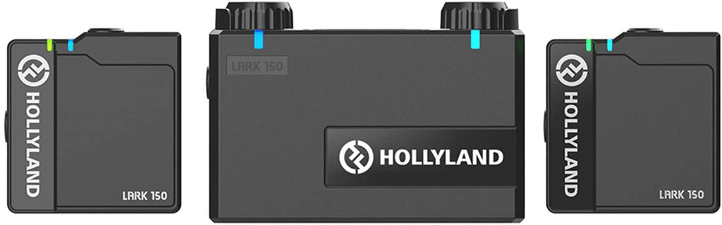 Hollyland Lark 150 Clip-On Wireless Microphone System (RX+TX Hollyland Lark 150 Clip-On Wireless Microphone System (RX+TX