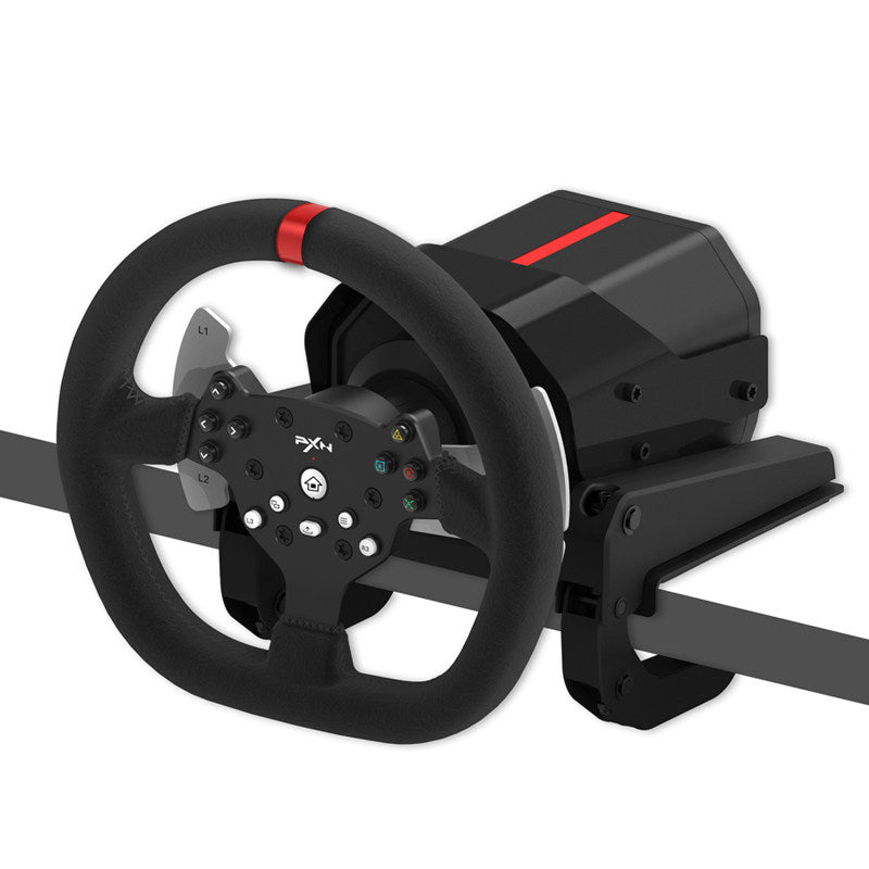 PXN V10 Game Racing Steering Wheel with Brake Pedal and Manual Shifter -  waelgames