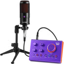Synido Voice 100 Audio Interface, Supports Real-time Monitoring and Singing