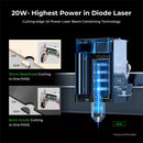 xTool D1 Pro 20W Ultra Accurate and Fast Laser Cutter & Engraver