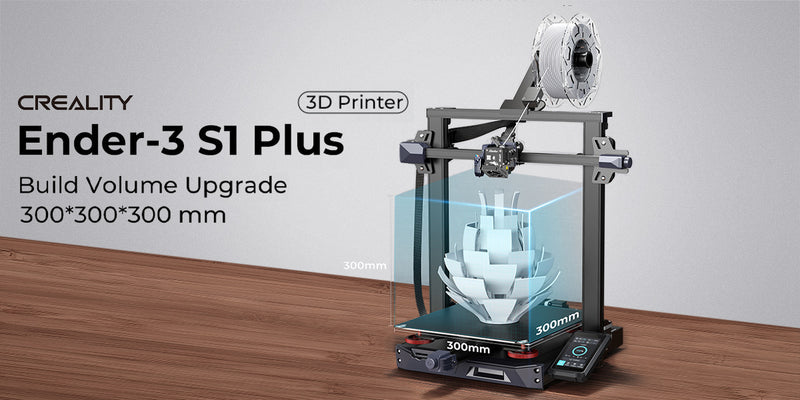 Creality Ender-3 S1 Plus 3D Printer Ender-3 S1 Pro Upgrade with 300 * 300 *  300 mm Build Volume