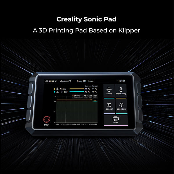 Creality Sonic Pad Klipper Tablet Announced, Speed Up For Ender
