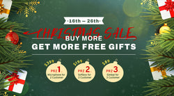 [Ended] 2021 Christmas Sale -- Buy Now to Get $399 Free Gifts