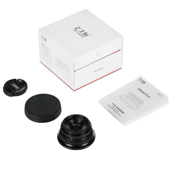 7Artisans 10mm f/3.5 APS-C Ultra-Wide Lens for X/E/Z and M4/3 Mount Cameras