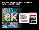 Pergear Standard 1TB VPG200 Verified CFexpress Type A Memory Card for Sony Alpha & FX Cameras