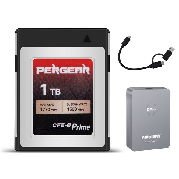 PERGEAR CFE-B Prime CFexpress Type-B Memory Card(1TB) - 2023 Upgrade Version