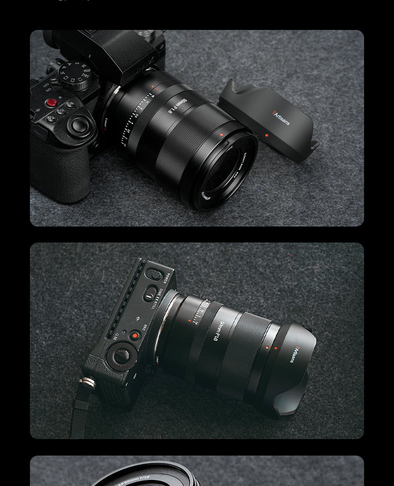 7Artisans AF 50mm F1.8 STM Full Frame Lens for FE/L Mount Cameras