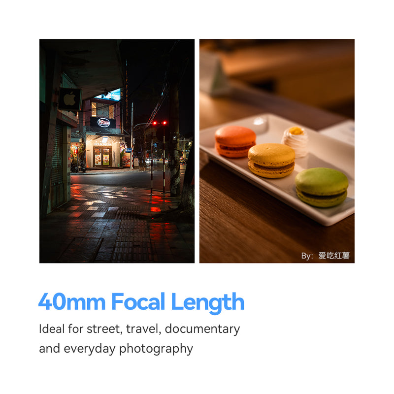 TTArtisan 40mm f/2 Full-Frame STM+ AF Autofocus Compact Lightweight Lens for E/Z