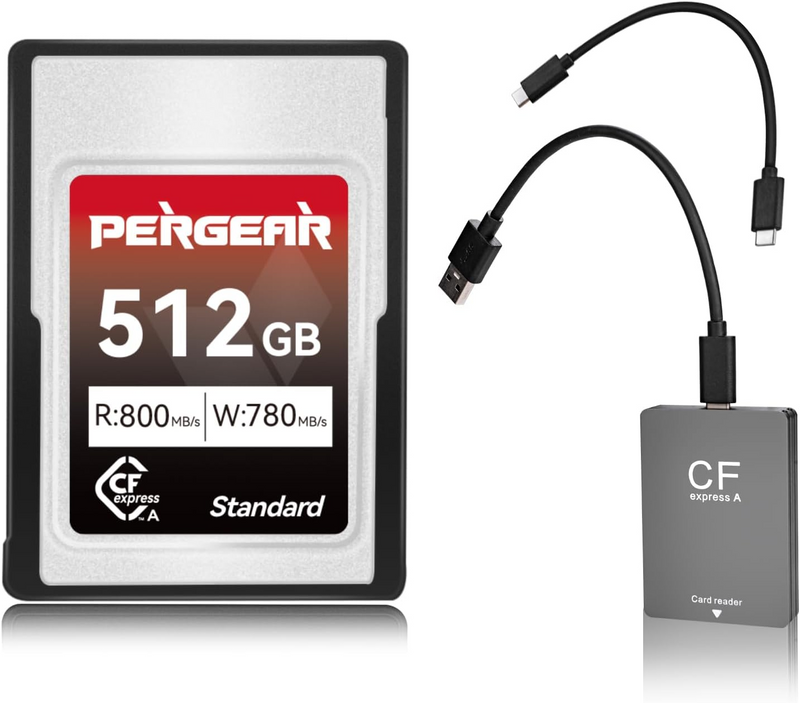 Pergear Standard 512GB CFexpress Type A Memory Card for Sony