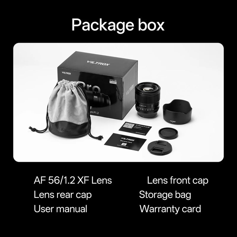 Viltrox 56mm F1.2 PRO Autofocus APS-C Lens For Fujifilm and Sony Cameras