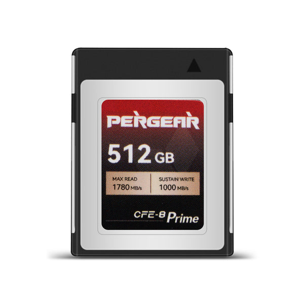 PERGEAR CFE-B Prime CFexpress Type-B Memory Card(512GB) - 2023 Upgrade Version
