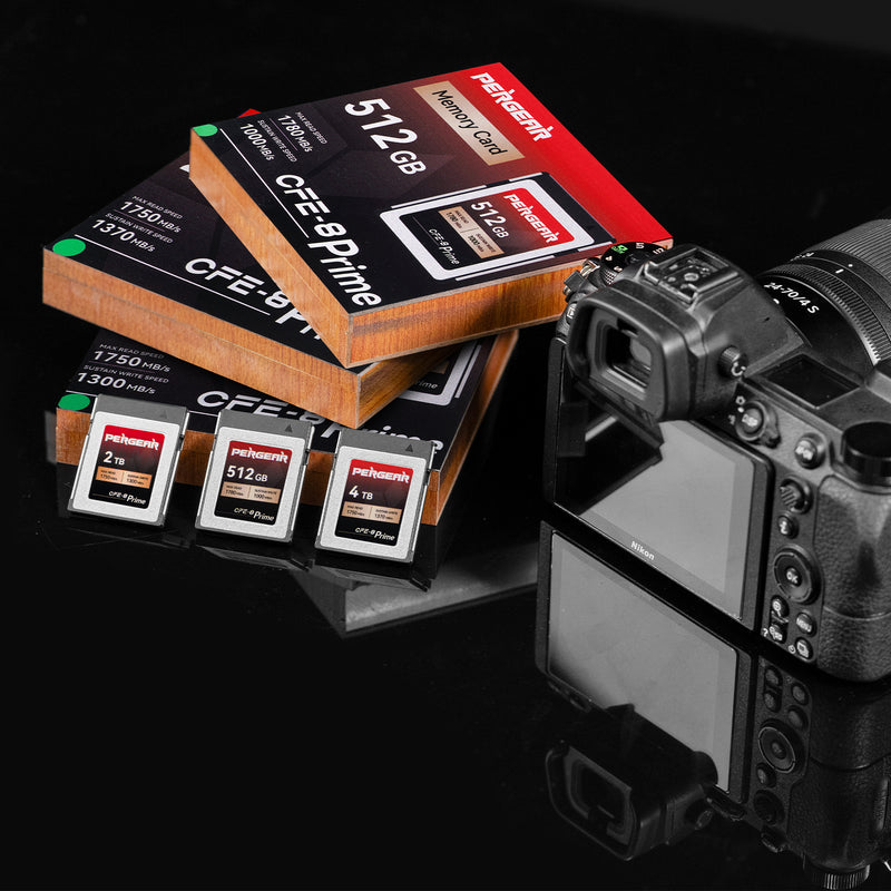PERGEAR CFE-B Prime CFexpress Type-B Memory Card(4TB) - for Nikon Z8 Z9