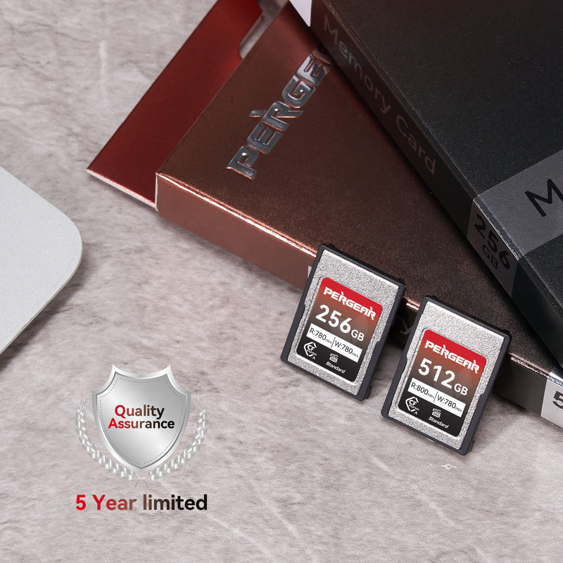 Pergear Standard 256GB VPG200 Verified CFexpress Type A Memory Card for Sony Alpha & FX Cameras