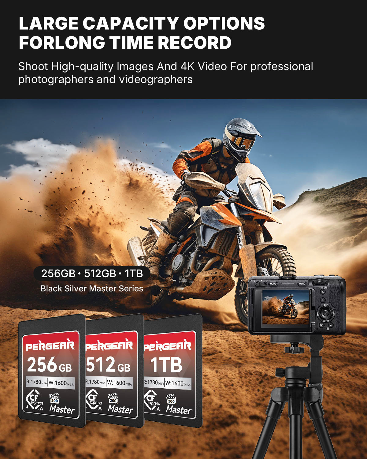 Pergear 1TB Master 4.0 VPG200 Verified CFexpress Type A Memory Card