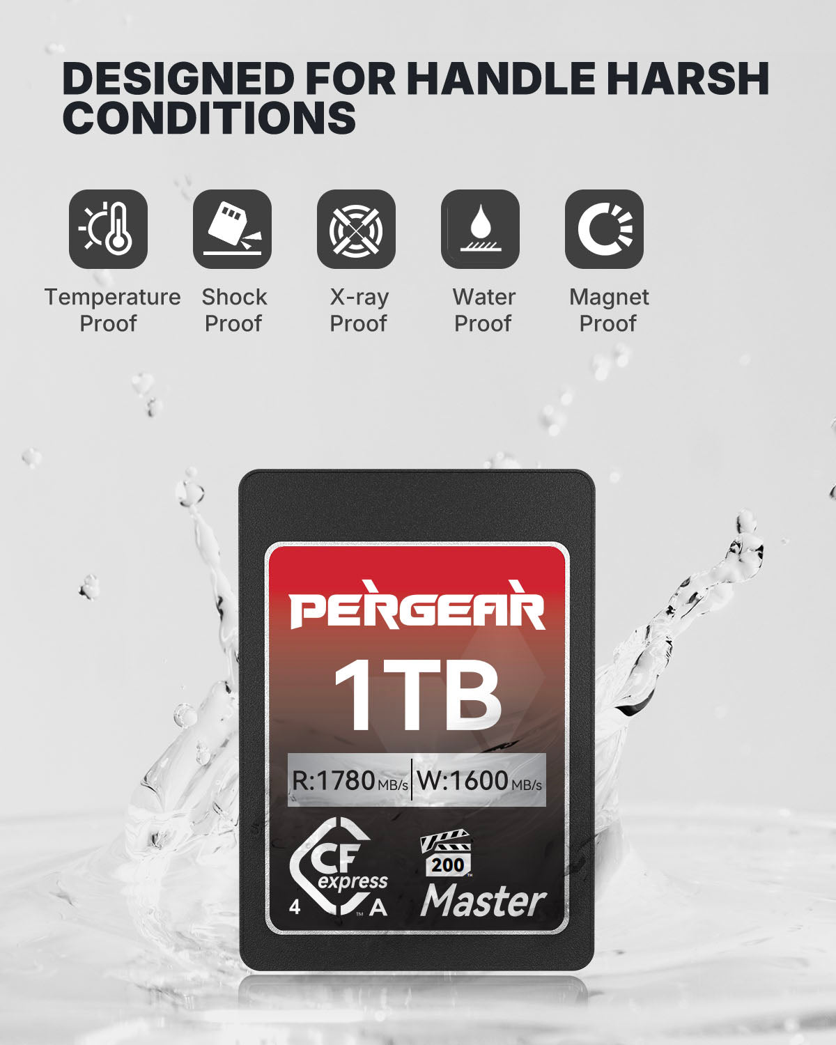 Pergear 1TB Master 4.0 VPG200 Verified CFexpress Type A Memory Card