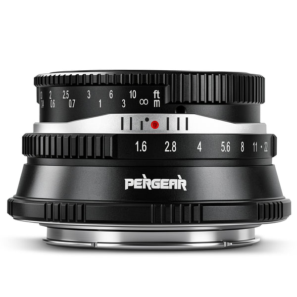 Pergear 35mm F1.6 for Sony E-Mount, M4/3 Mount, Fuji X-Mount