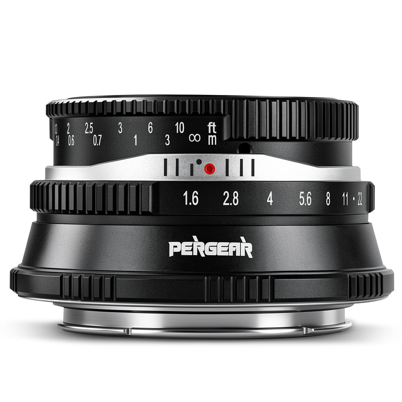 Pergear 35mm F1.6 for Sony E-Mount, M4/3 Mount, Fuji X-Mount