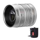 Pergear 50mm F1.2 APS-C Large Aperture MF Lens for X/E/Z/RF and M4/3 Mount Cameras