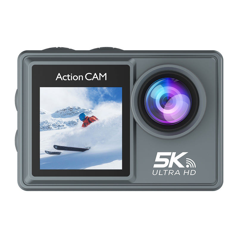 Pergear 5K 50MP 170° Wide Angle Action Camera, Waterproof Anti-shake 5K Action Camera