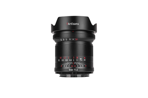 7Artisans 9mm F5.6 Full-Frame Manual Focus Lens for Sony, Nikon, Canon and L-Mount Cameras