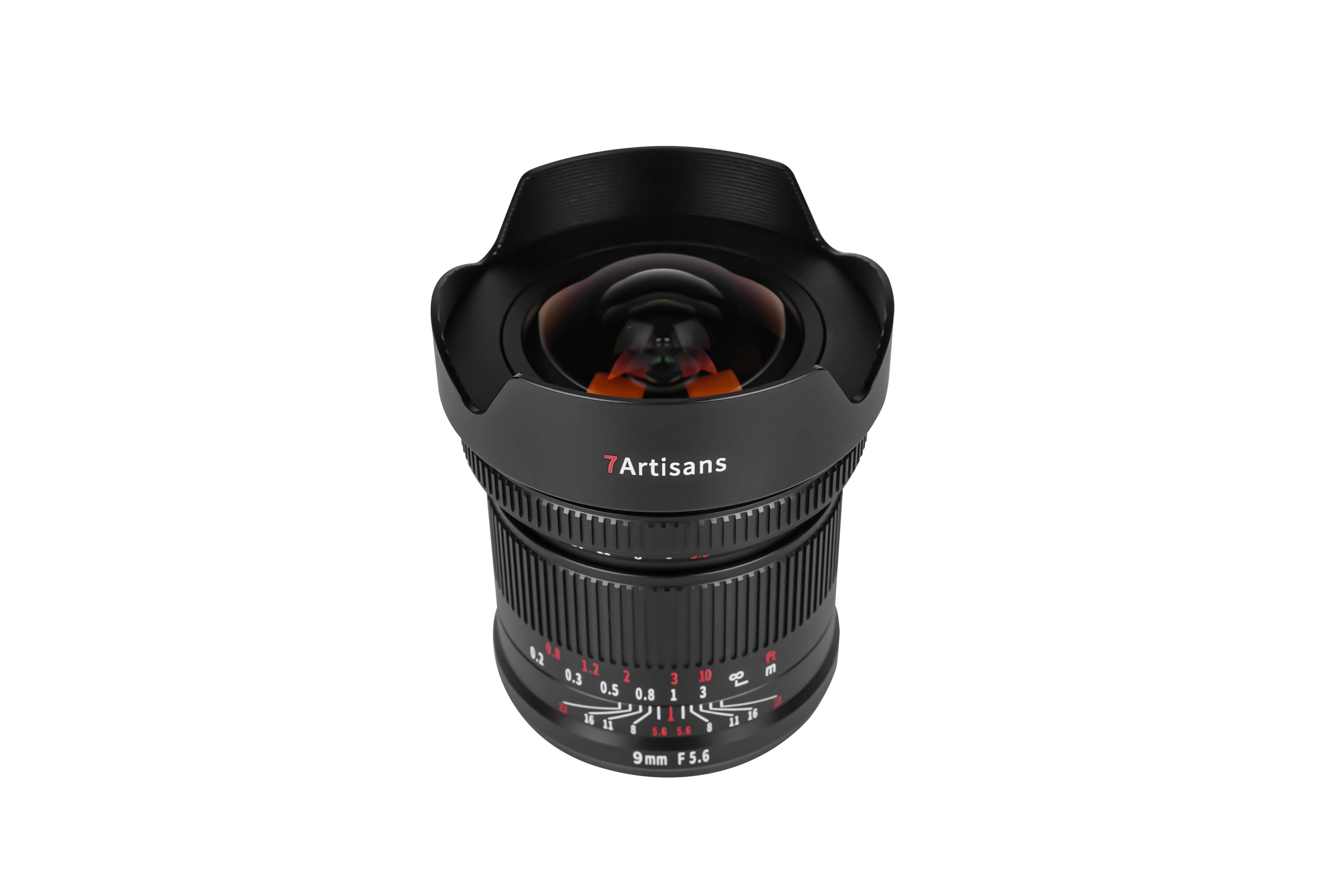 7Artisans 9mm F5.6 Full-Frame Manual Focus Lens for Sony, Nikon, Canon and L-Mount Cameras