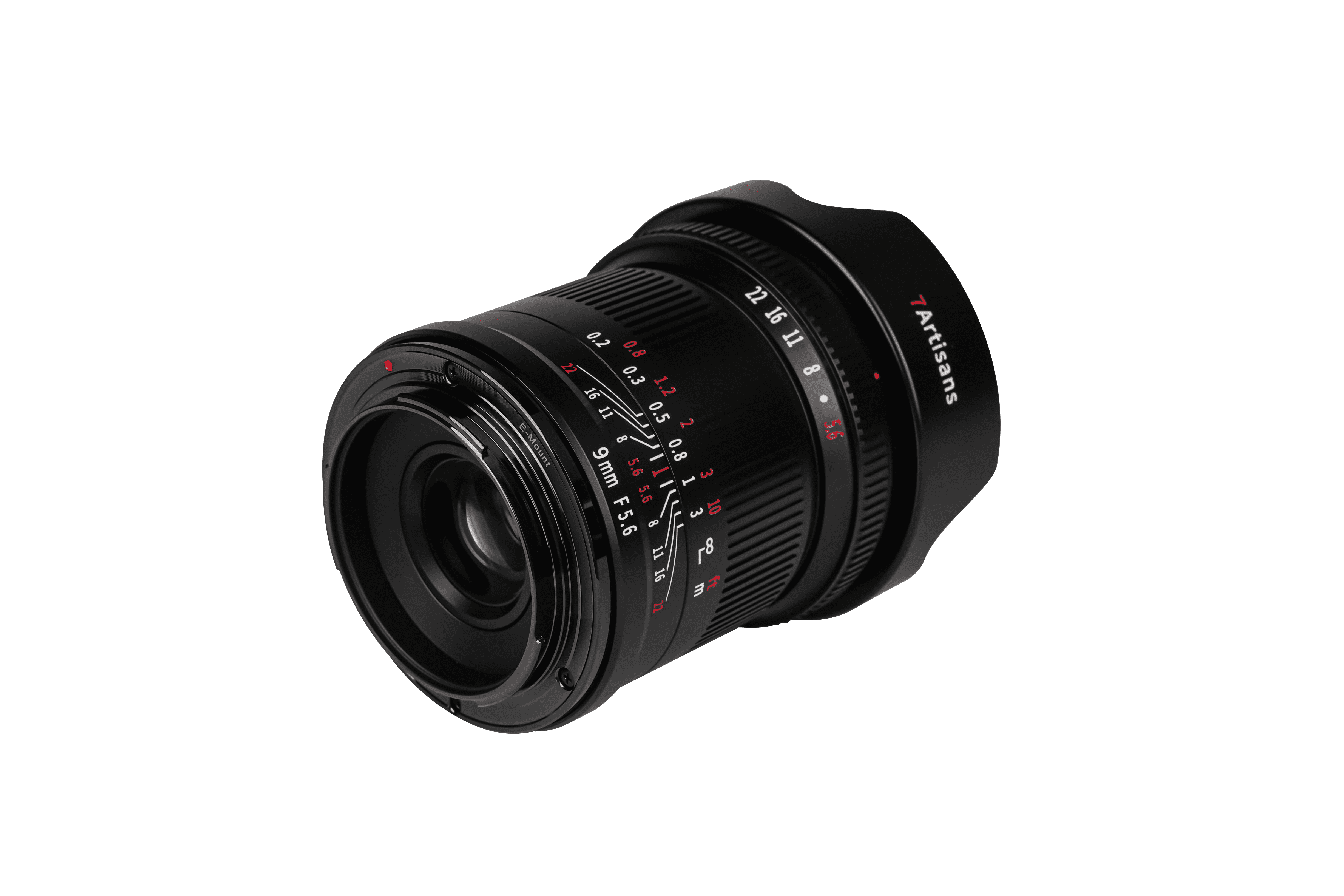 7Artisans 9mm F5.6 Full-Frame Manual Focus Lens for Sony, Nikon, Canon and L-Mount Cameras