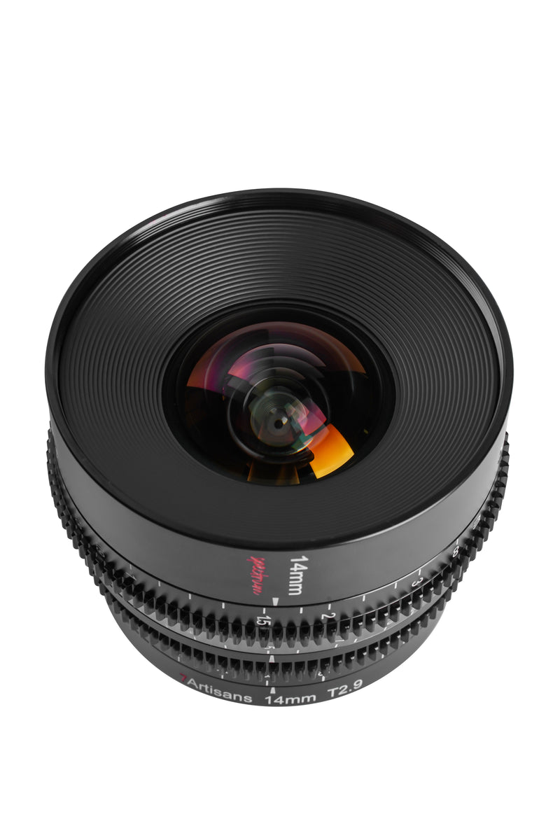 7Artisans 14mm T2.9 Full-Frame Cine Lens for Mirrorless Cameras