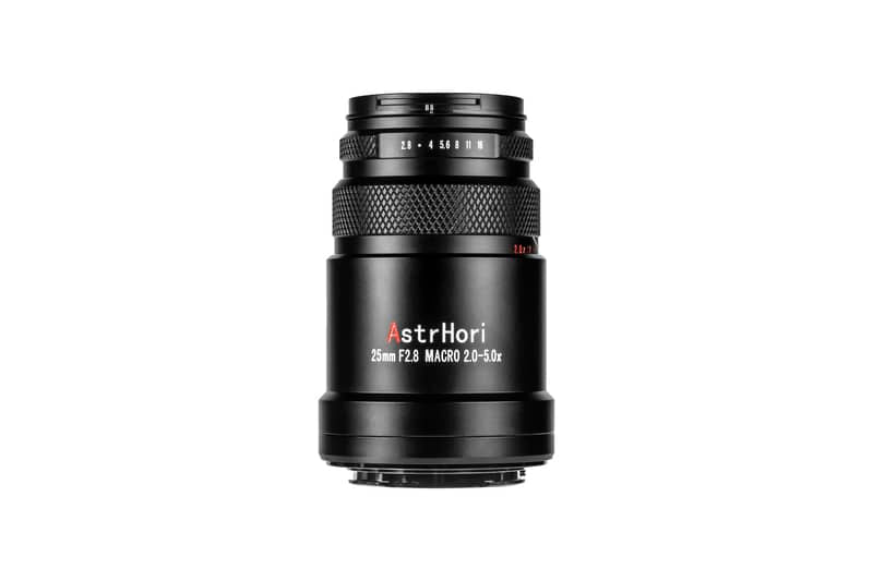 AstrHori 25mm F2.8 2-5X Macro Lens for Full Frame Mirrorless Cameras