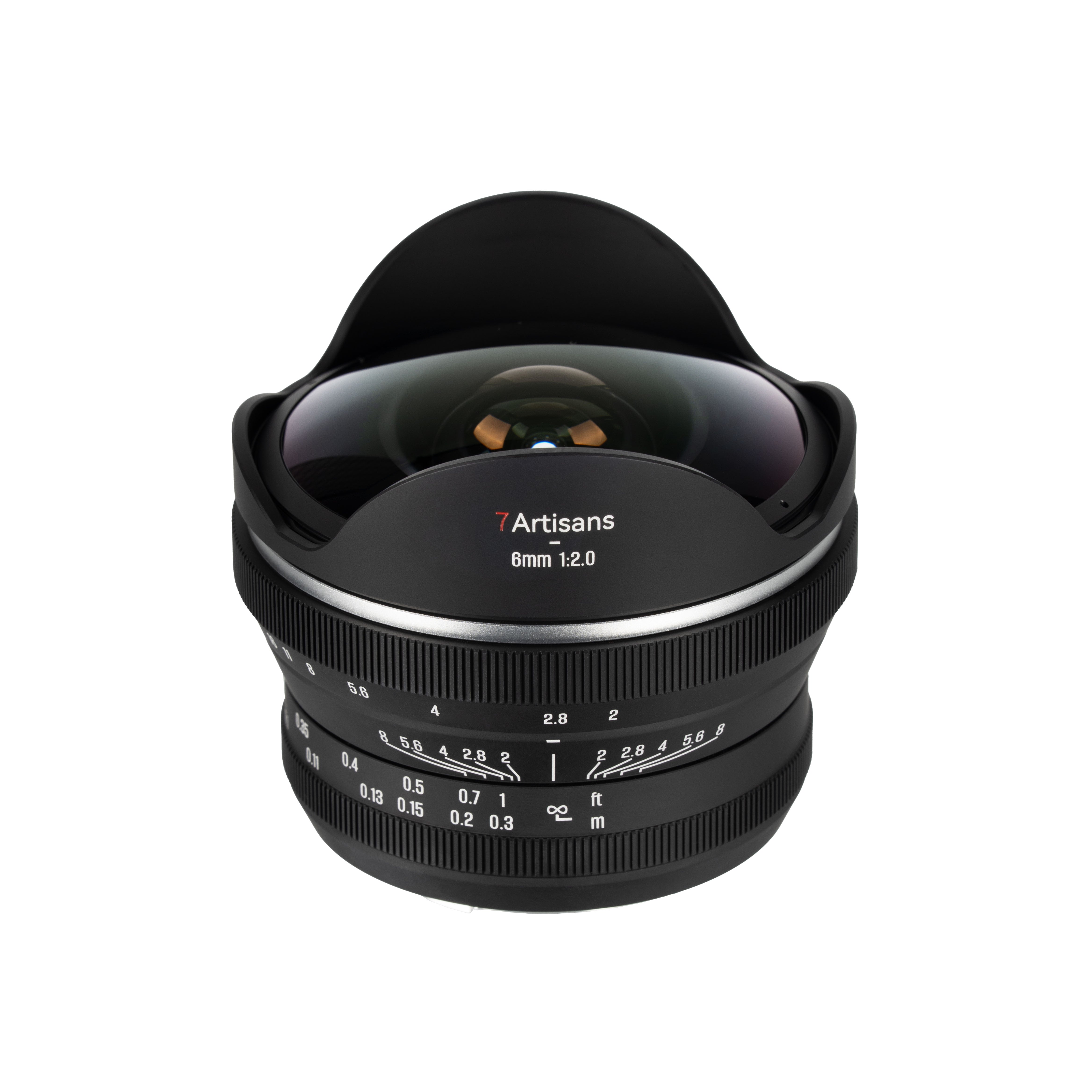 7Artisans MF 6mm f/2.0 APS-C Lens for X/E/Z/EOS-R and M4/3 Mount