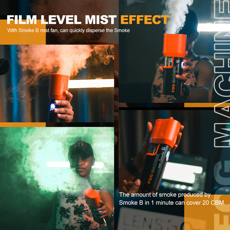 LENSGO Smoke B Smoke Machine Hand-held Wireless Remote Fog Machine