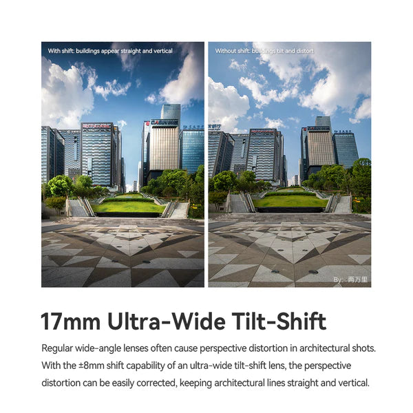 TTArtisan Tilt-Shift 17mm F4 ASPH. ±8° Tilt & ±8mm Shift Lens
