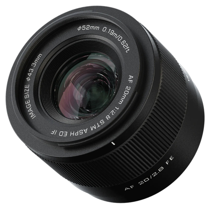 Viltrox AF 20mm F2.8 Auto Focus Full Frame Prime Lens For Sony and Viltrox AF 20mm F2.8 Auto Focus Full Frame Prime Lens For Sony and