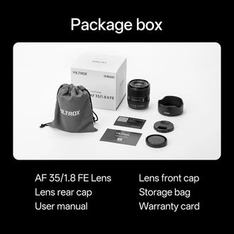 Viltrox AF 35mm F1.8 EVO Full- Frame Lens for Sony/Nikon Cameras