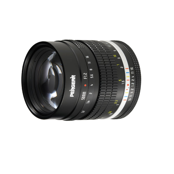Pergear 50mm F1.2 APS-C Large Aperture MF Lens for X/E/Z/RF and M4/3 Mount Cameras