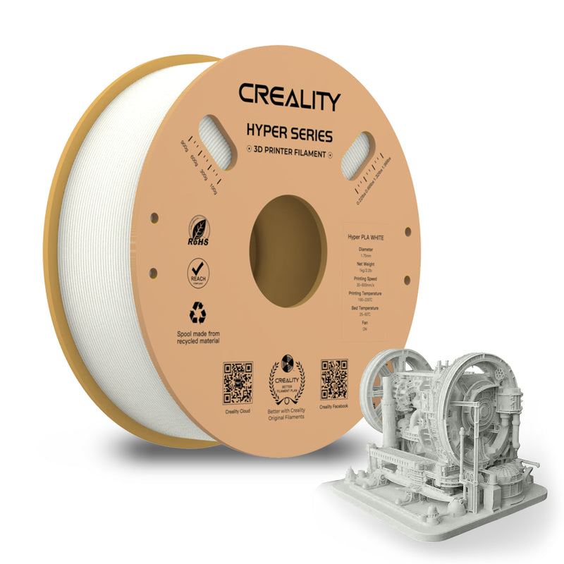 CREALITY 3D Printer Materials Hyper Series PLA Filament 1.75mm 1KG Better  Fluidity Faster Cooling High Precision For FDM Printer
