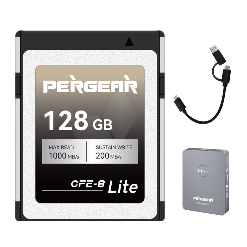 PERGEAR CFE-B Lite 128GB Cfexpress Type-B Memory Card