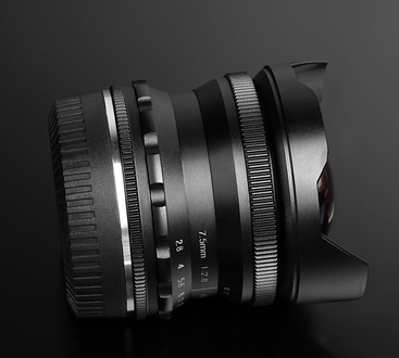 PERGEAR 7.5mm F2.8 Fish Eye Manual Focus Fixed Lens