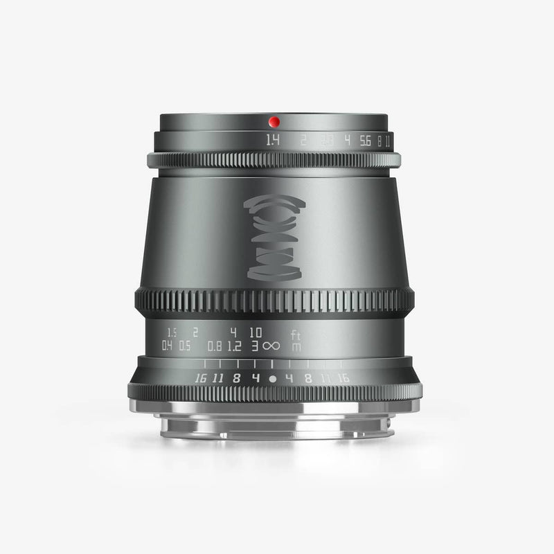 TTArtisan APS-C Trio Titanium Grey Lens Kit, include 17mm f1.4, 35mm f1.4 and 50mm f1.2 Lenses