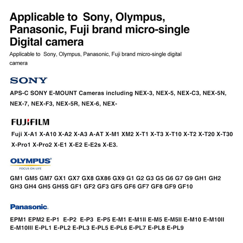 Pergear 50mm F1.8 Manual Focus Prime Fixed Lens