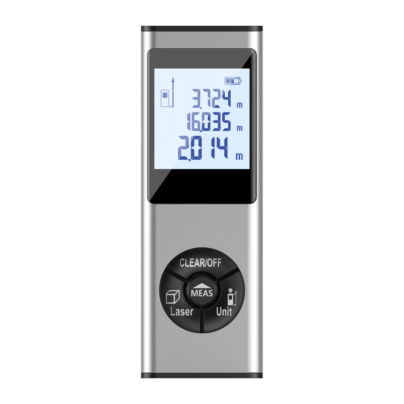 LAOFAS Aluminum Alloy Laser Rangefinder, 196ft/60M Laser Measurement Tool