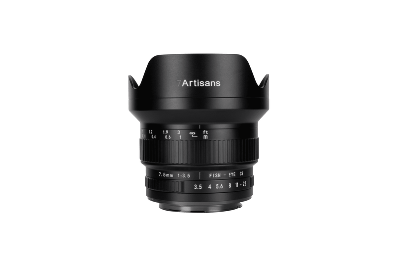 7Artisans Manual Focus APS-C Fisheye Lens for Canon EF